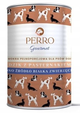 PERRO DZIK Z PASTERNAKIEM VETPRIME MONO ZESTAW 12X400 MONOBIAŁKOWA KARMA