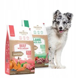 POKUSA PUPPY KARMA DLA SZCZENIĄT BEEF&SALMON + LAMB&DUCK 2X3KG