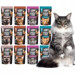 Pan Mięsko SASZETKI mokra karma dla kota WSZYSTKIE SMAKI 12x85