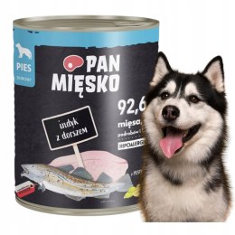 Pan Mięsko karma mokra dla psa Indyk z dorszem 800g