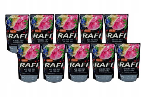 RAFI SASZETA ŻOŁĄDKI WOŁOWE Z SZYNKĄ 500G DOLINA