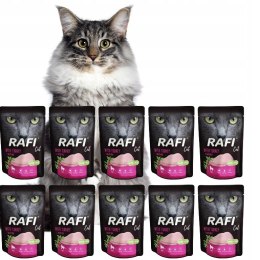 Rafi Cat Dolina Noteci Saszetki DLA KOTA INDYK 10x100g