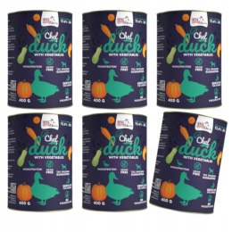 Syta Micha CHEF ZESTAW MONOPROTEIN 6x400G KACZKA DUCK