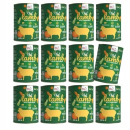 Syta Micha CHEF ZESTAW MONOPROTEIN LAMB JAGNIĘCINA 12x400G PUSZKI DLA ALER