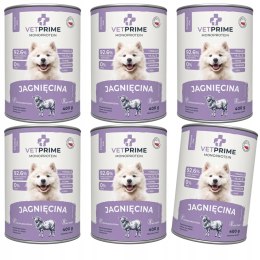 VetPrime Syta Micha Chef Pakiet Próbny 6x400 PAKIET Monoproteinowa JAGNIĘCI