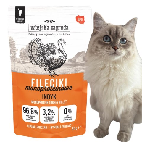 WIEJSKA ZAGRODA FILECIKI DLA KOTA 12X85