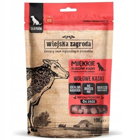 WIEJSKA ZAGRODA PRZYSMAKI MIĘSNE DLA PSA MIX 5X100 G tuńczyk białoryby kąsk