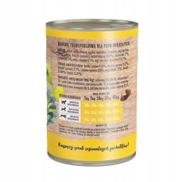 Wiejska Zagroda INDYK Z JAGNIĘCINĄ MOKRA KARMA 400g