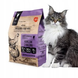 Wiejska Zagroda Kurczak z Kaczką 1,6kg sucha karma dla kota dorosłego