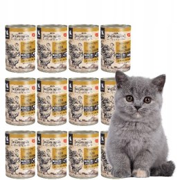 Wiejska Zagroda dla kociat 12x400 Indyk z kurczakiem