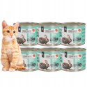 Wiejska Zagroda karma mokra dla kociąt Monoproteinowa Królik 6X200g