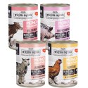 Wiejska Zagroda monobiałkowa kot PUSZKI dla kota mix SMAKÓW 4x400g mix