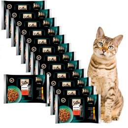 13xSheba Saszetki Selection Soczyste Smaki Kurczak wołowina jagnięcina 4x85