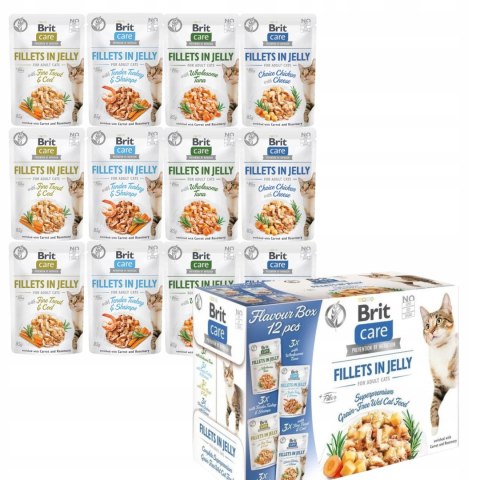 Brit Care CatFlavour Box in Jelly Pouch 12x85g
