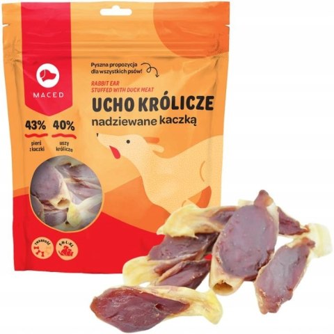 MACED UCHO KRÓLICZE NADZIEWANE KACZKA 500G