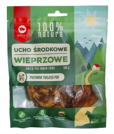 Maced Ucho środkowe 100g SUPER SMACZKI GRYZAK NATURALNY