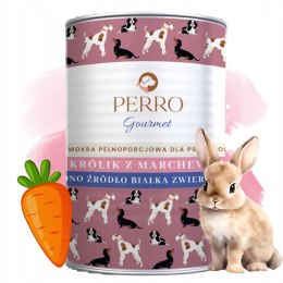 PERRO Gourmet Królik z marchewką dla psów dorosłych 400g