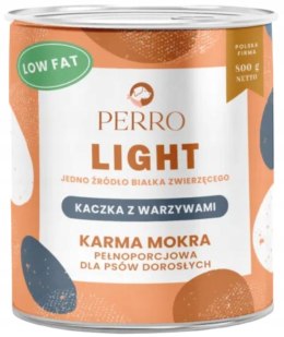 Perro Light Kaczka z warzywami - monobiałkowa formuła dla psów dorosłych 80