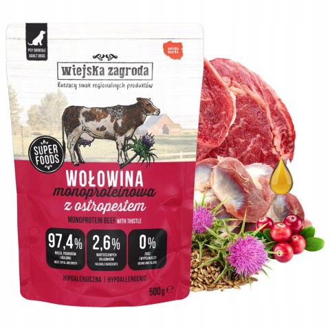 Wiejska Zagroda 12x500 Mix Monobiałkowe Saszetki DLA PSA