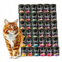 DOLINA NOTECI RAFI CAT 36X400 ZESTAW MOKRA KARMA DLA KOTA DOROSŁEGO