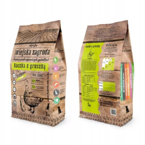 Karma Wiejska Zagroda Kaczka z Gruszką 2kg