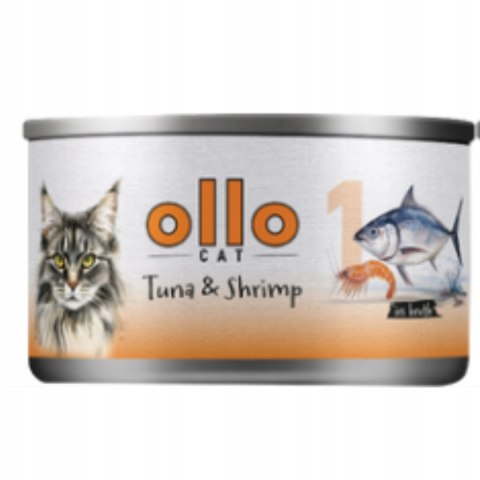 Ollo Cat Tuna Shrimp Lobster Zestaw wszystkich smaków 24x70g