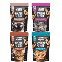 Pan Mięsko SASZETKI mokra karma dla kota pakiet próbny 4x85