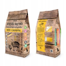 Wiejska Zagroda Indyk z Jagnięciną 9kg + DENTASTIX