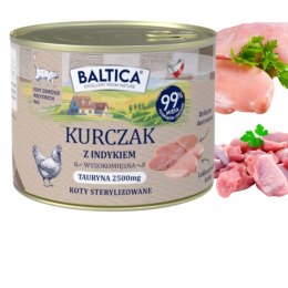 BALTICA SMAKI REGIONÓW Kot dorosły Kurczak z indykiem 185g