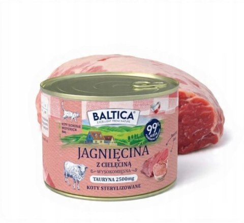 Baltica Smaki Regionów Jagnięcina z Cielęciną 185g Karma dla Kota