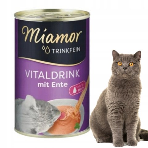 Miamor Trinkfein Vitaldrink 135ml Kaczka dla kota