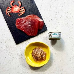 Ollo Cat nr 6 Tuna & Crab in broth 70g