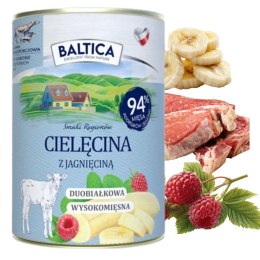 BALTICA Smaki Regionów Cielęcina z jagnięciną 400g wysokomięsna bezzbożowa