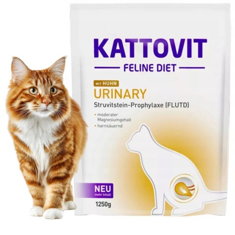 KATTOVIT DIETA URINARY SUCHA KARMA KURCZAK 1250 g DLA KOTÓW