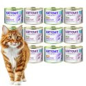 KATTOVIT KOT SENSITIVE 12X185G ZESTAW DWÓCH SMAKÓW
