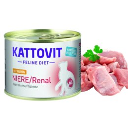 KATTOVIT Niere Renal KURCZAK puszka dla kota 185g