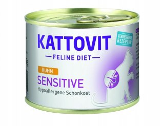 KATTOVIT SENSITIVE kot alergiczny hypoallergenic DUŻA puszka KURCZAK 185g