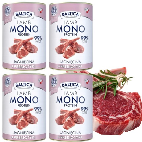 BALTICA NUTRACEUTIC MONO JAGNIĘCINA Z PREBIOTYKIEM 4X400G