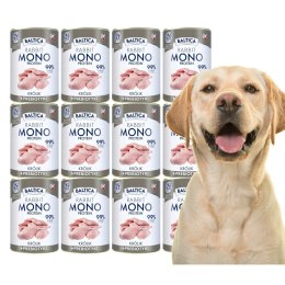 BALTICA NUTRACEUTIC Rabbit 99% and prebiotics 400g KRÓLIK 12X400