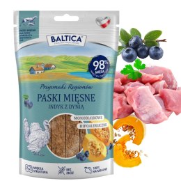 BALTICA PRZYSMAKI REGIONÓW Mięsne paski Indyk z dynią 90g