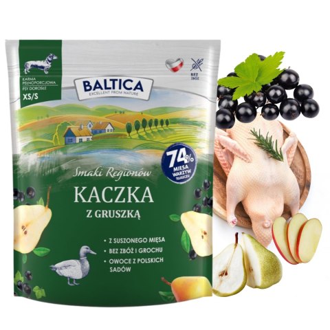 Baltica Smaki Regionów Kaczka z gruszką 1kg XS