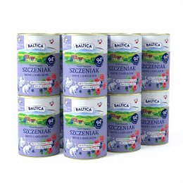 Baltica Szczeniak Indyk z królikiem 12 x 400g Karma mokra dla szczeniąt