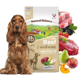 Baltica Wołowina M/L 3kg karma dla psa sucha Natural Balance