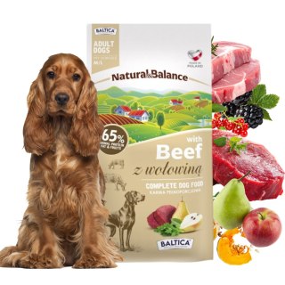 Baltica Wołowina M/L 3kg karma dla psa sucha Natural Balance