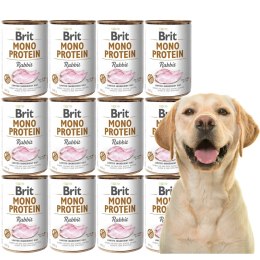 Brit mono protein Rabbit 12X 400g KRÓLIK