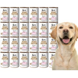 Brit mono protein Rabbit 24X400g KRÓLIK