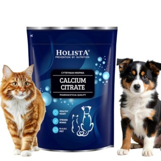 HOLISTA CALCIUM CITRATE cytrynian wapnia dla psa i kota BARF 1000G