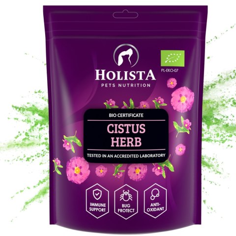 HolistaPets Cistus Herb 500 g czystek przeciwko kleszczom suplement