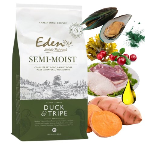 Kaczka i Żołądki 10kg Karma dla Psa Bezzbożowa Miękka 60% Mięsa