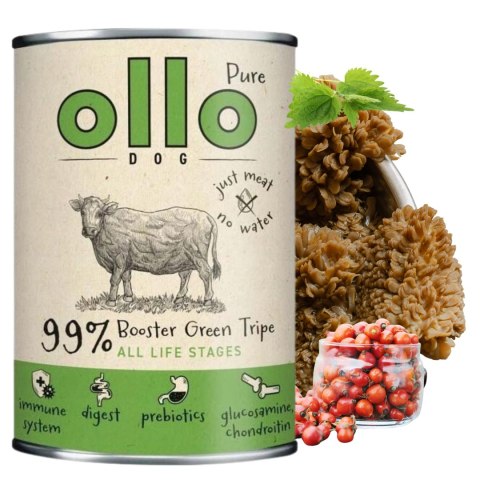 Ollo BOOSTER ZIELONE ŻWACZE 400g probiotyki